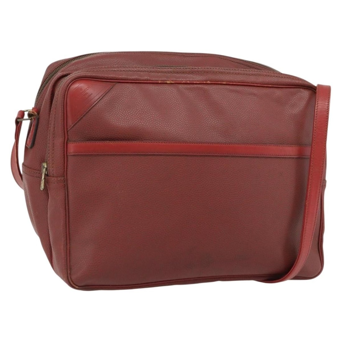 Louis Vuitton Challenge Cup Reporter red leather shoulder bag: Louis Vuitton Challenge Cup Reporter red leather shoulder bag Louis Vuitton Challenge Cup Reporter shoulder bag in red leather, made in France. This shoulder bag has a structured size of approximately