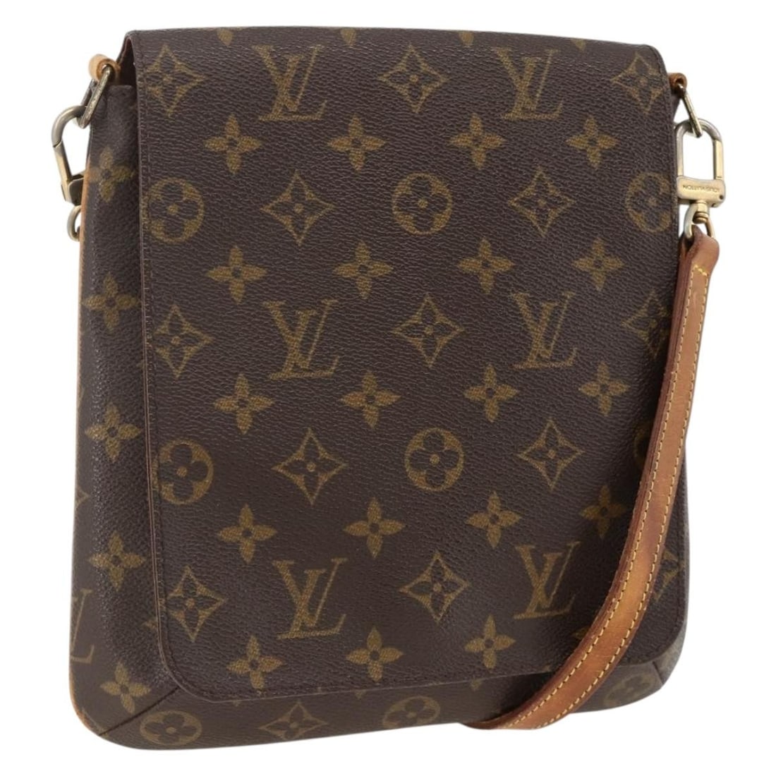 Louis Vuitton Musette Salsa M51387 Monogram Canvas Shoulder Bag: Louis Vuitton Musette Salsa M51387 Monogram Canvas Shoulder Bag Louis Vuitton Monogram Musette Salsa Long Shoulder Bag in Monogram Canvas, made in Spain. This shoulder bag features a monogram colorway
