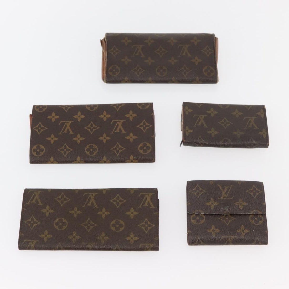 10 Louis Vuitton Monogram Canvas Wallets Bundle Authentic - 3