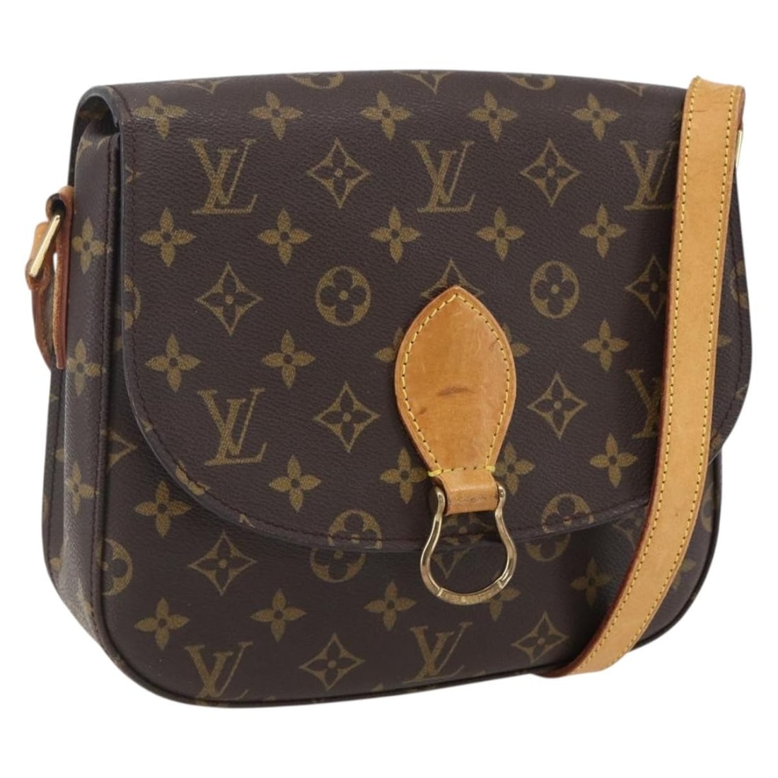 Louis Vuitton Saint Cloud GM Monogram Canvas Shoulder Bag M51242: Louis Vuitton Saint Cloud GM Monogram Canvas Shoulder Bag M51242 Louis Vuitton Saint Cloud GM shoulder bag in Monogram Canvas, made in France. This women's bag features the classic Monogram color and 