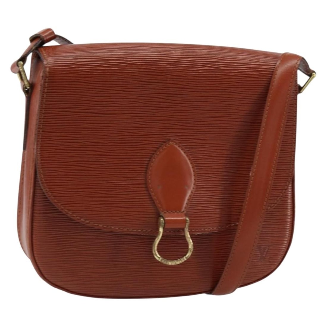 Louis Vuitton M52193 Saint Cloud GM Epi Leather Brown Shoulder Bag: Louis Vuitton M52193 Saint Cloud GM Epi Leather Brown Shoulder Bag Louis Vuitton Epi Saint Cloud GM shoulder bag in brown Epi leather. Made in France, this bag features a shoulder strap with an approx