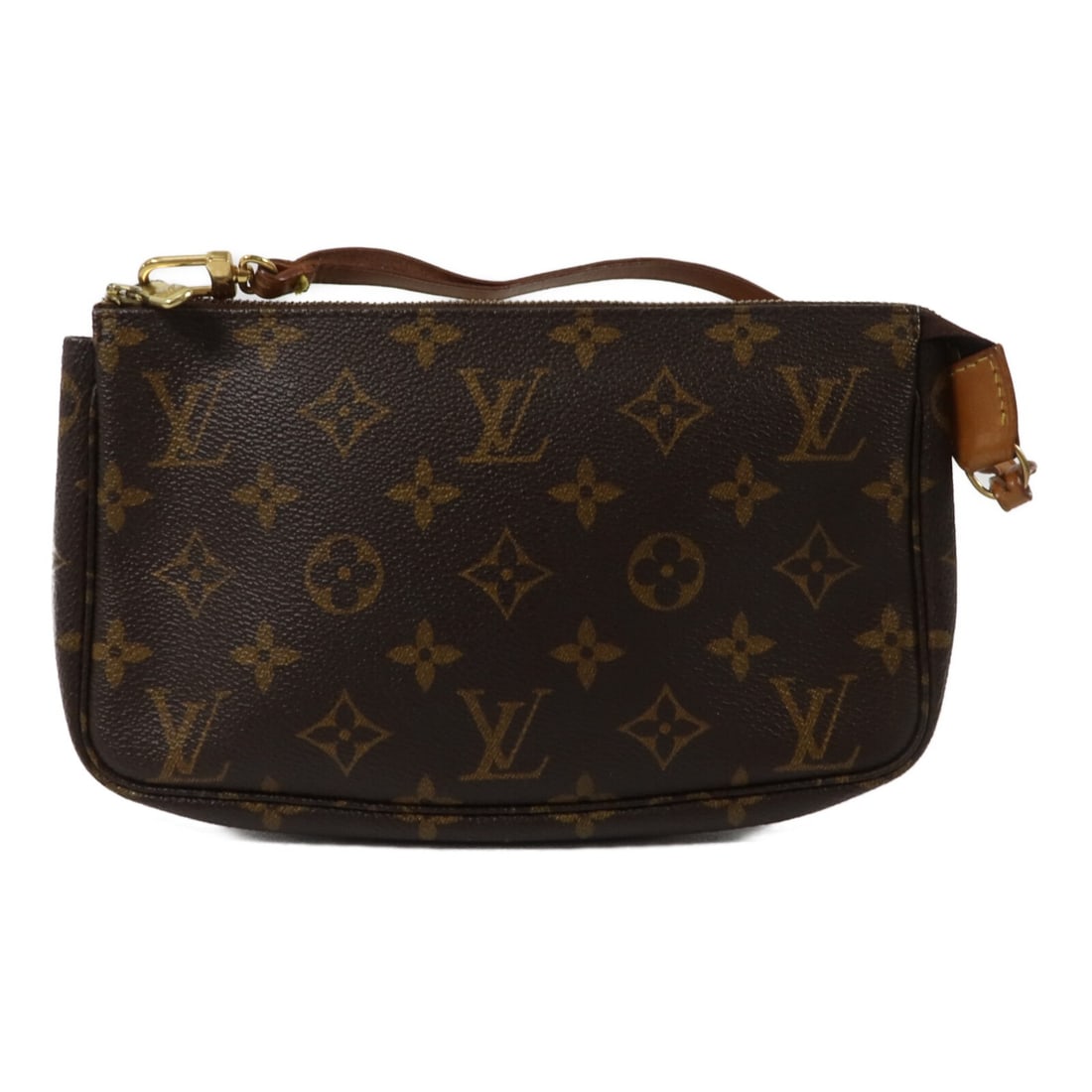 Louis Vuitton M51980 Pochette Accessoires Monogram PVC Pouch Bag: Louis Vuitton M51980 Pochette Accessoires Monogram PVC Pouch Bag Louis Vuitton Pochette Accessoires pouch handbag in brown Monogram and PVC coated canvas. This item is model M51980 and features a hand
