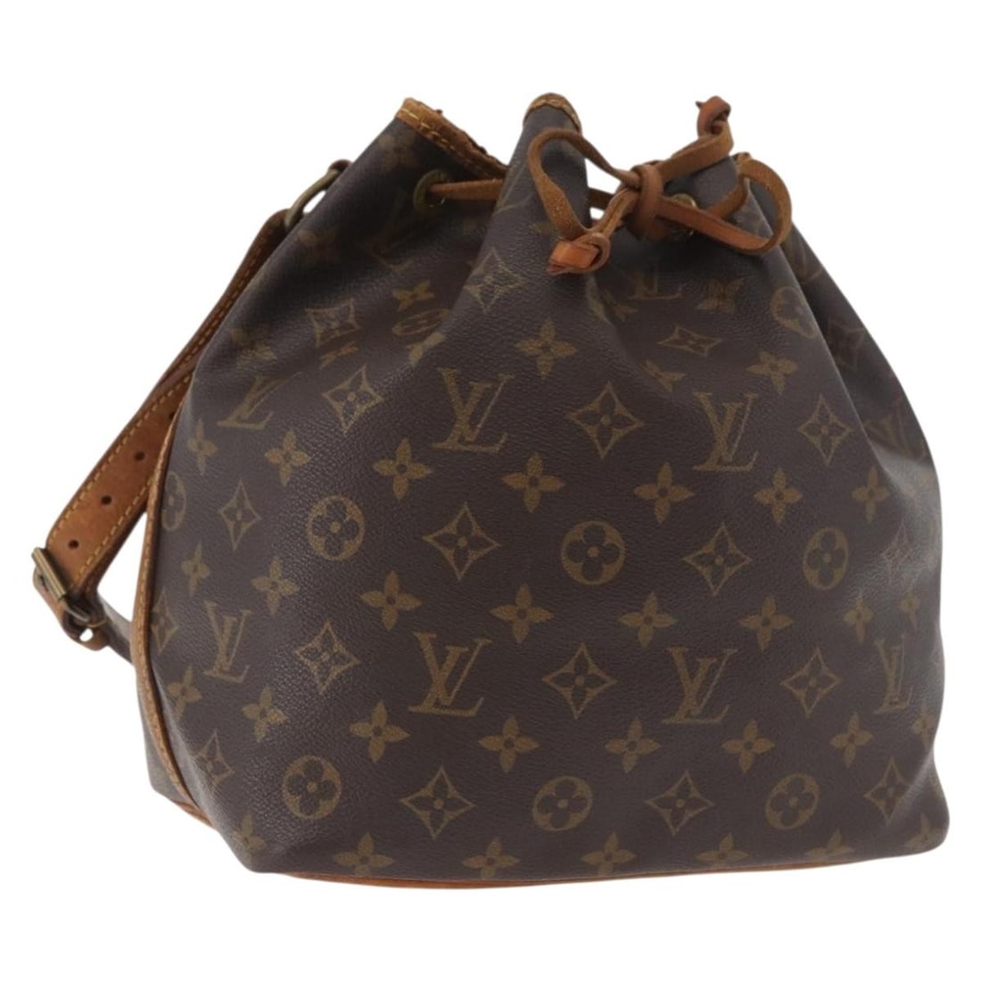 Louis Vuitton Petit Noe Monogram Canvas Shoulder Bag M42226: Louis Vuitton Petit Noe Monogram Canvas Shoulder Bag M42226 Louis Vuitton Petit Noe shoulder bag in Monogram Canvas, made in France. This bag features the classic Monogram color and comes with the ite