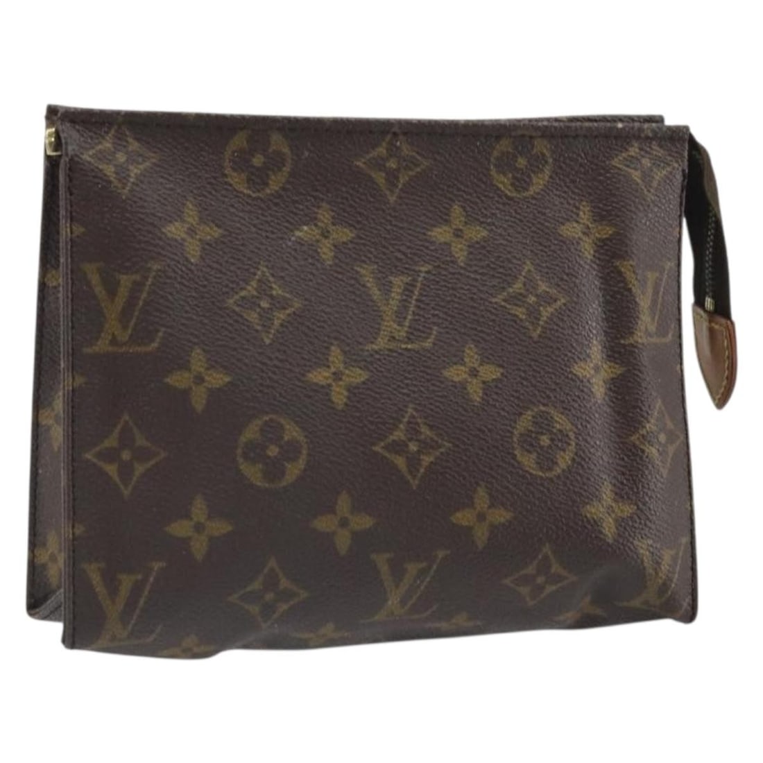 Louis Vuitton Monogram Canvas Poche Toilette 19 M47544 Pouch France: Louis Vuitton Monogram Canvas Poche Toilette 19 M47544 Pouch France This is a Louis Vuitton Monogram Poche Toilette 19 pouch, crafted from signature monogram canvas. The pouch is made in France and fe