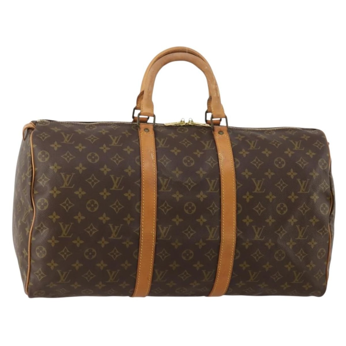 Louis Vuitton M41426 Keepall 50 Monogram Canvas Boston Bag: Louis Vuitton M41426 Keepall 50 Monogram Canvas Boston Bag Louis Vuitton Keepall 50 Boston Bag in Monogram Canvas with a Monogram colorway. Made in France, this bag features the classic Keepall 50 sty