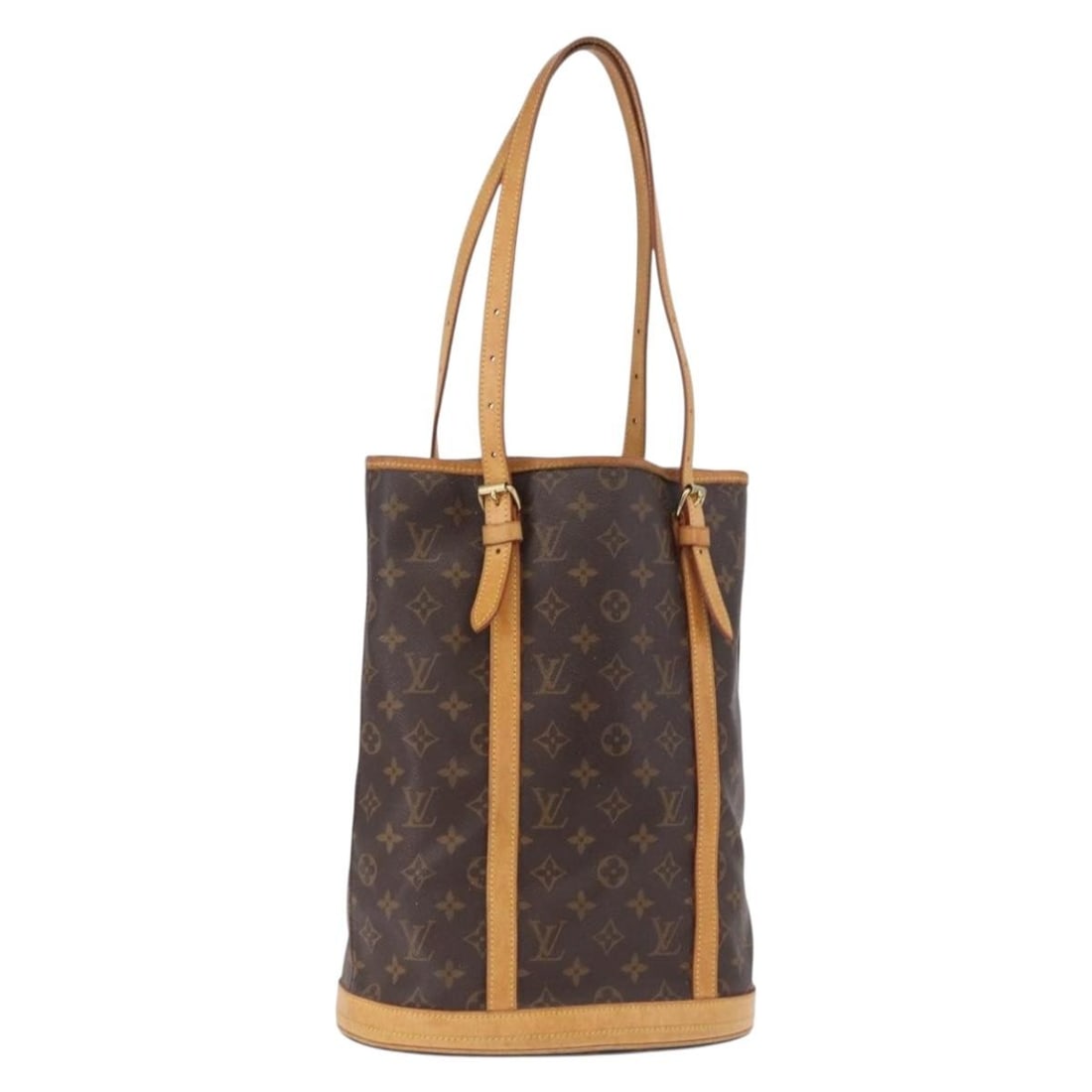 Louis Vuitton M42236 Monogram Canvas GM Bucket Shoulder Bag: Louis Vuitton M42236 Monogram Canvas GM Bucket Shoulder Bag Louis Vuitton Monogram Bucket GM shoulder bag in Monogram Canvas. Made in France, this bag features the M42236 product number and serial num