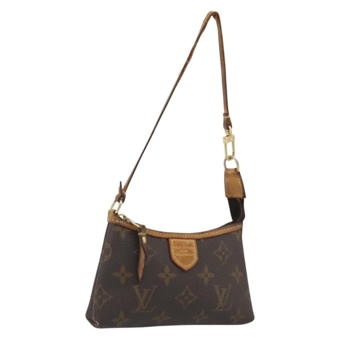 Louis Vuitton M40309 Monogram Canvas Mini Pochette Pouch: Louis Vuitton M40309 Monogram Canvas Mini Pochette Pouch Louis Vuitton Monogram Mini Pochette Delight Full Pouch in Monogram Canvas, made in France. This women's pouch is identified as product no. M40