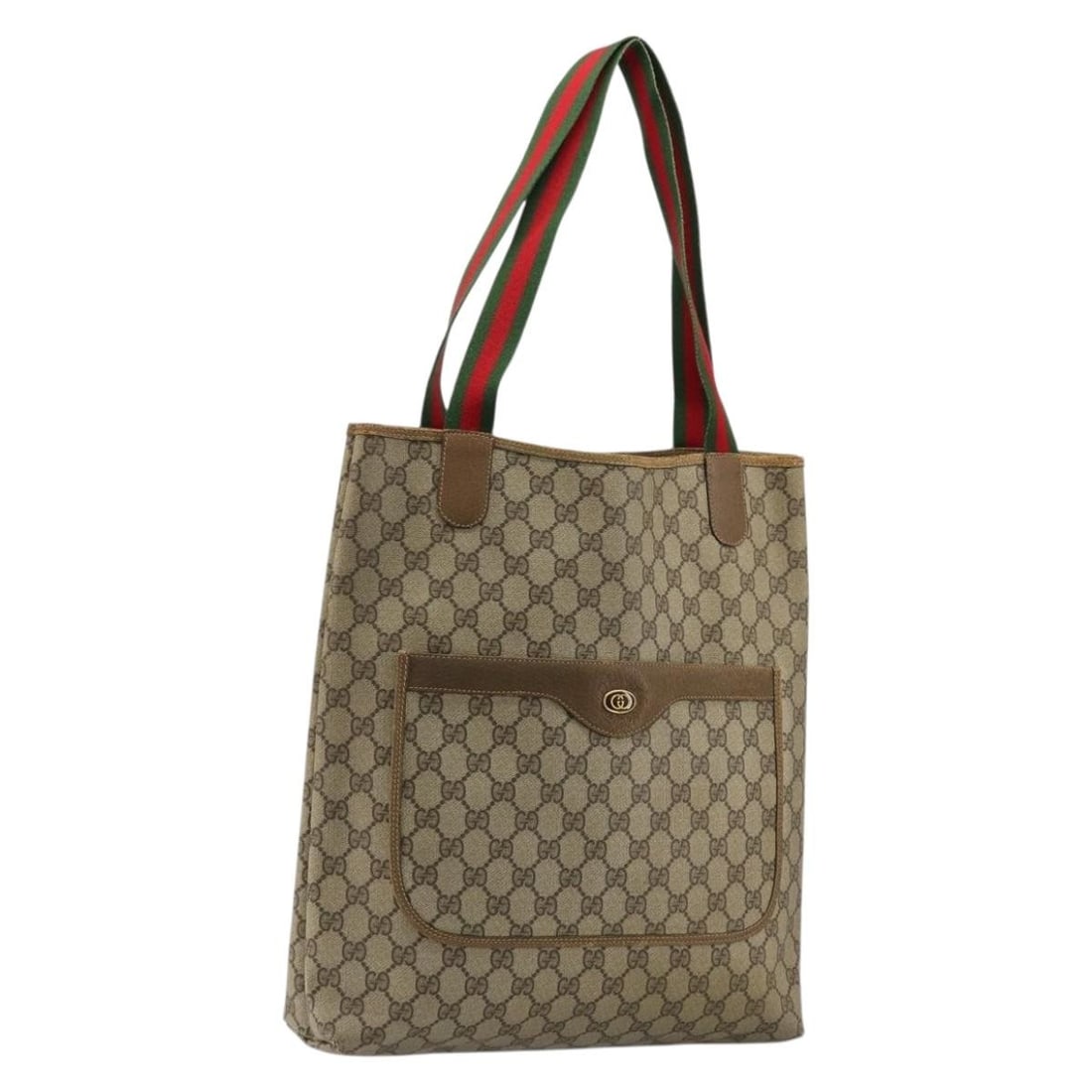 Gucci Sherry Line GG Supreme Beige Tote Bag 002 23 4487: Gucci Sherry Line GG Supreme Beige Tote Bag 002 23 4487 This Gucci GG Supreme Web Sherry Line tote bag features a beige PVC leather and GG canvas exterior. Designed for women, it offers spacious stora