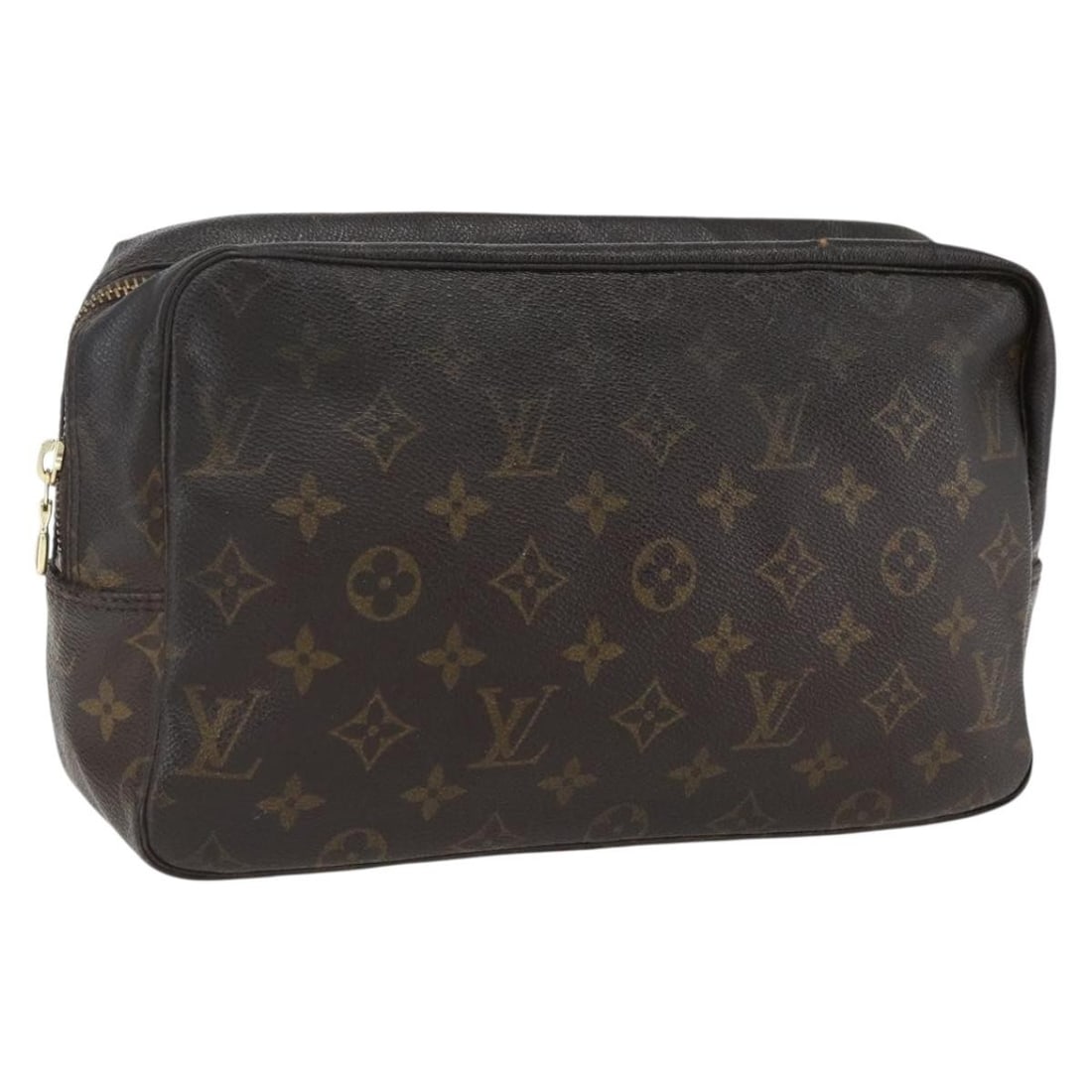 Monogram Canvas Trousse Toilette 28 Clutch by Louis Vuitton M47522: Monogram Canvas Trousse Toilette 28 Clutch by Louis Vuitton M47522 This is a Louis Vuitton Monogram Trousse Toilette 28 clutch bag crafted from signature monogram canvas. Designed for women, it featur
