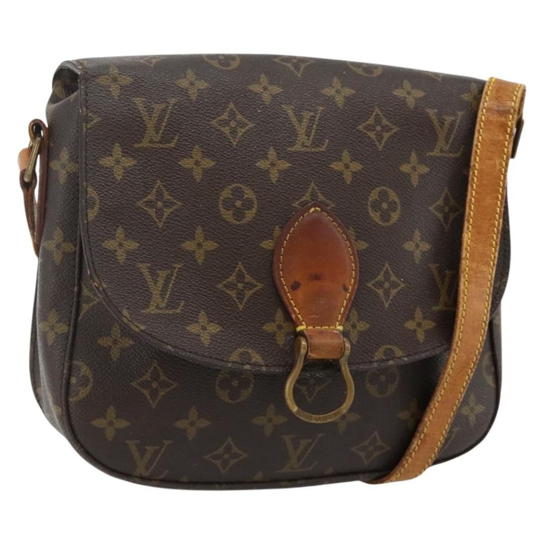 Louis Vuitton M51242 Saint Cloud GM Monogram Canvas Shoulder Bag: Louis Vuitton M51242 Saint Cloud GM Monogram Canvas Shoulder Bag Louis Vuitton Saint Cloud GM shoulder bag in Monogram Canvas, made in France and identified by product number M51242. Designed for wome