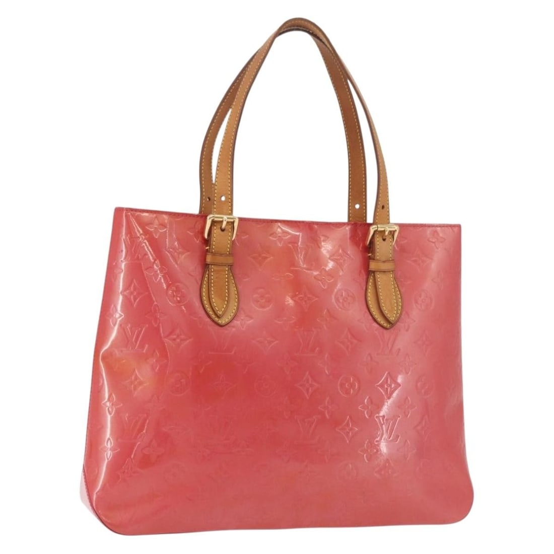 Louis Vuitton M9151F Brentwood Vernis Patent Leather Shoulder Bag Fran Boise: Louis Vuitton M9151F Brentwood Vernis Patent Leather Shoulder Bag Fran Boise A Louis Vuitton Vernis Brentwood shoulder bag in Fran Boise, made from patent leather. This pre-owned bag was made in Franc