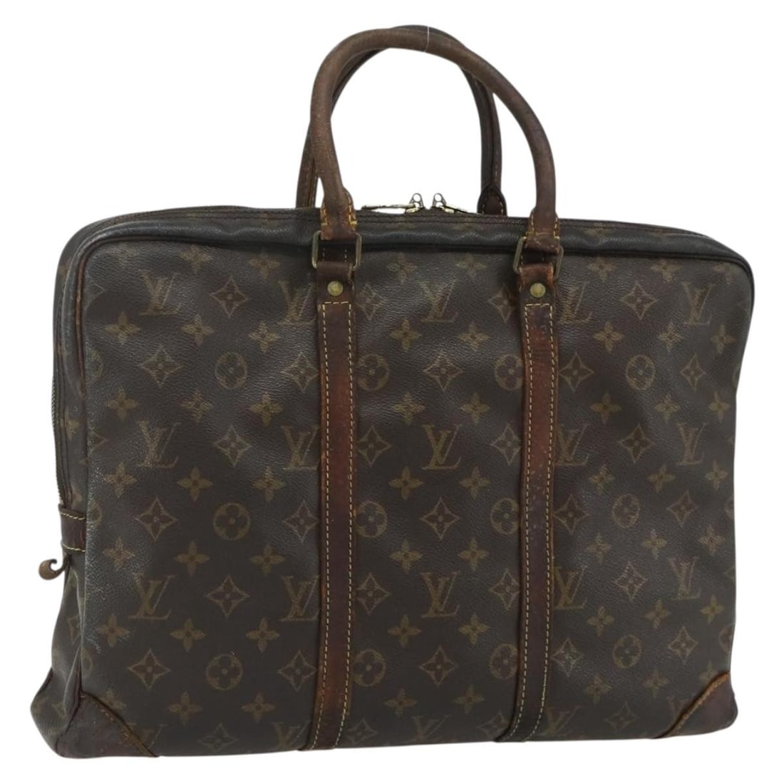 Louis Vuitton Monogram Canvas Porte Documents Voyage M53361 Business Bag: Louis Vuitton Monogram Canvas Porte Documents Voyage M53361 Business Bag This Louis Vuitton Monogram Porte Documents Voyage business bag is crafted from signature Monogram Canvas and made in France. D