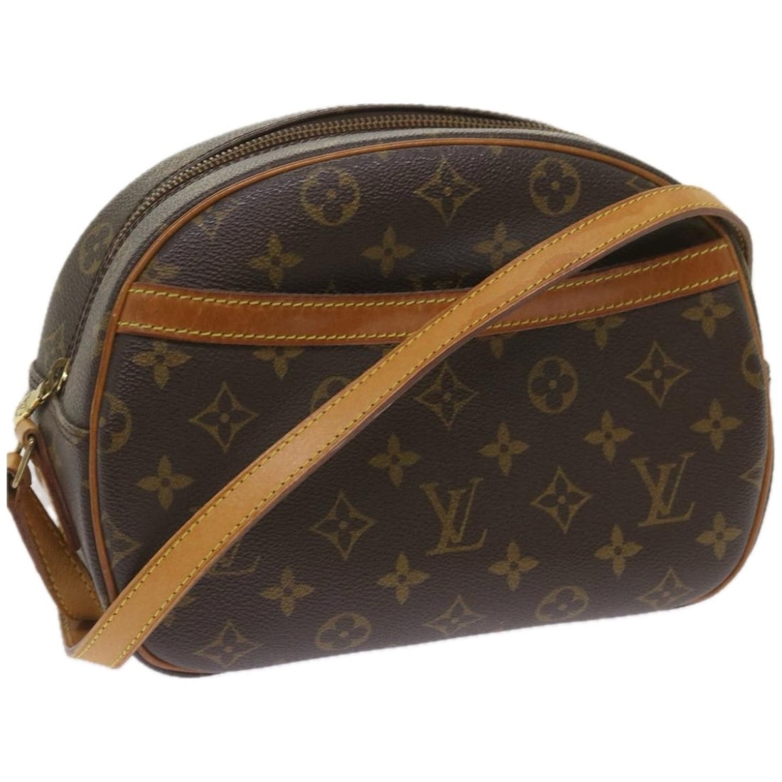 Louis Vuitton Blois M51221 Monogram Canvas Shoulder Bag: Louis Vuitton Blois M51221 Monogram Canvas Shoulder Bag Louis Vuitton Monogram Blois Shoulder Bag in Monogram Canvas, made in France. This women's shoulder bag features the Monogram exterior color and
