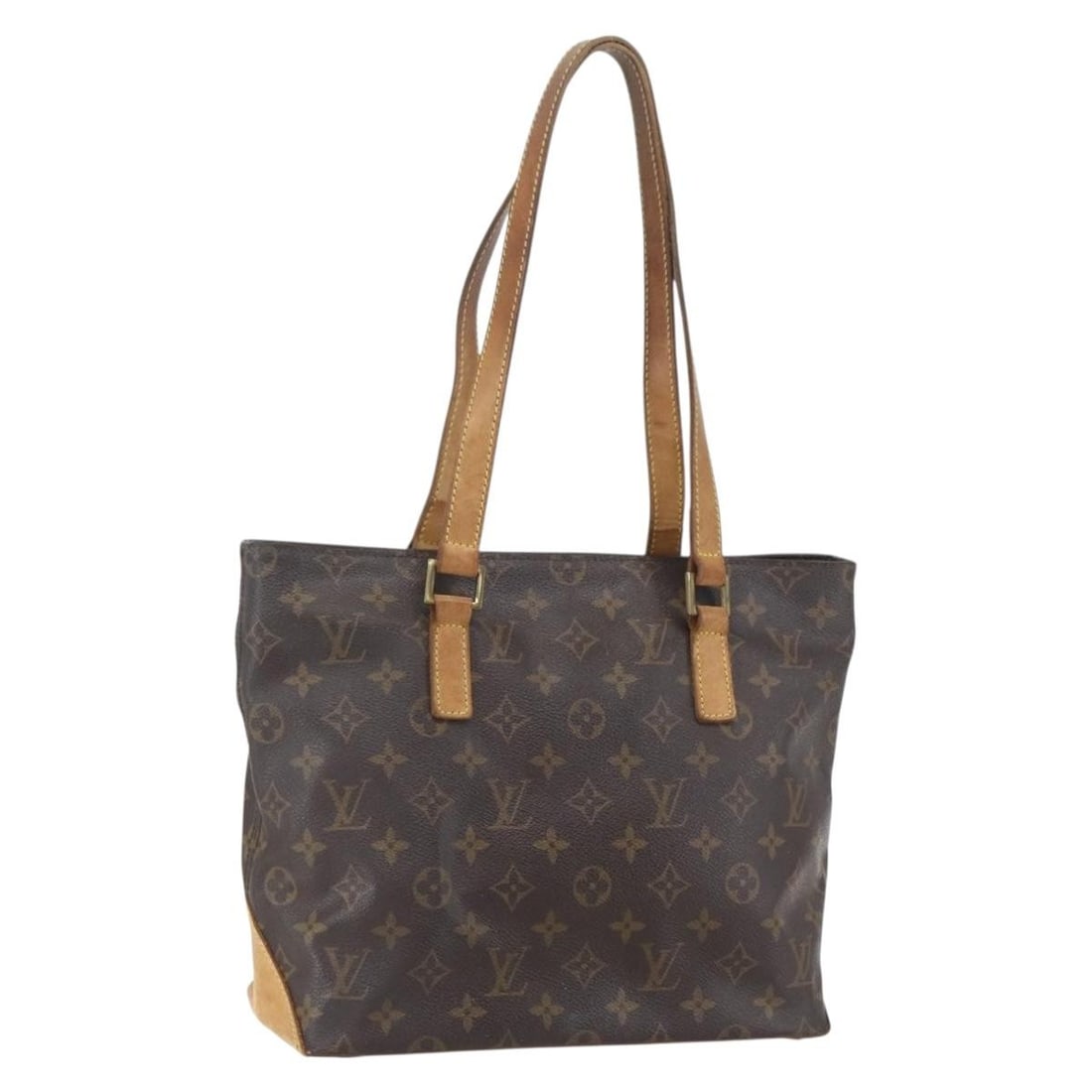 Louis Vuitton M51148 Cabas Piano Monogram Canvas Womens Tote: Louis Vuitton M51148 Cabas Piano Monogram Canvas Womens Tote Louis Vuitton Monogram Cabas Piano Tote Bag in Monogram Canvas, made in France. This women's tote features a monogram exterior and a should
