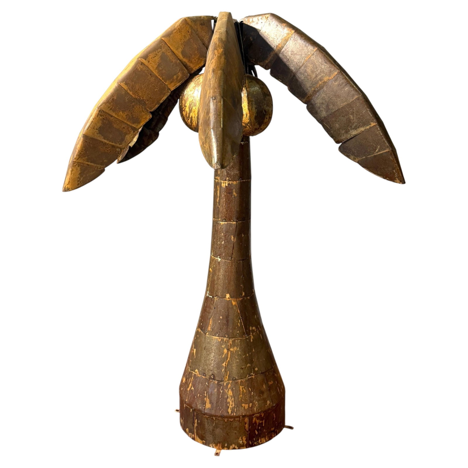 Mexican Iron Palm Sculpture in Bustamante Style 74 in Tall (1 of 15)