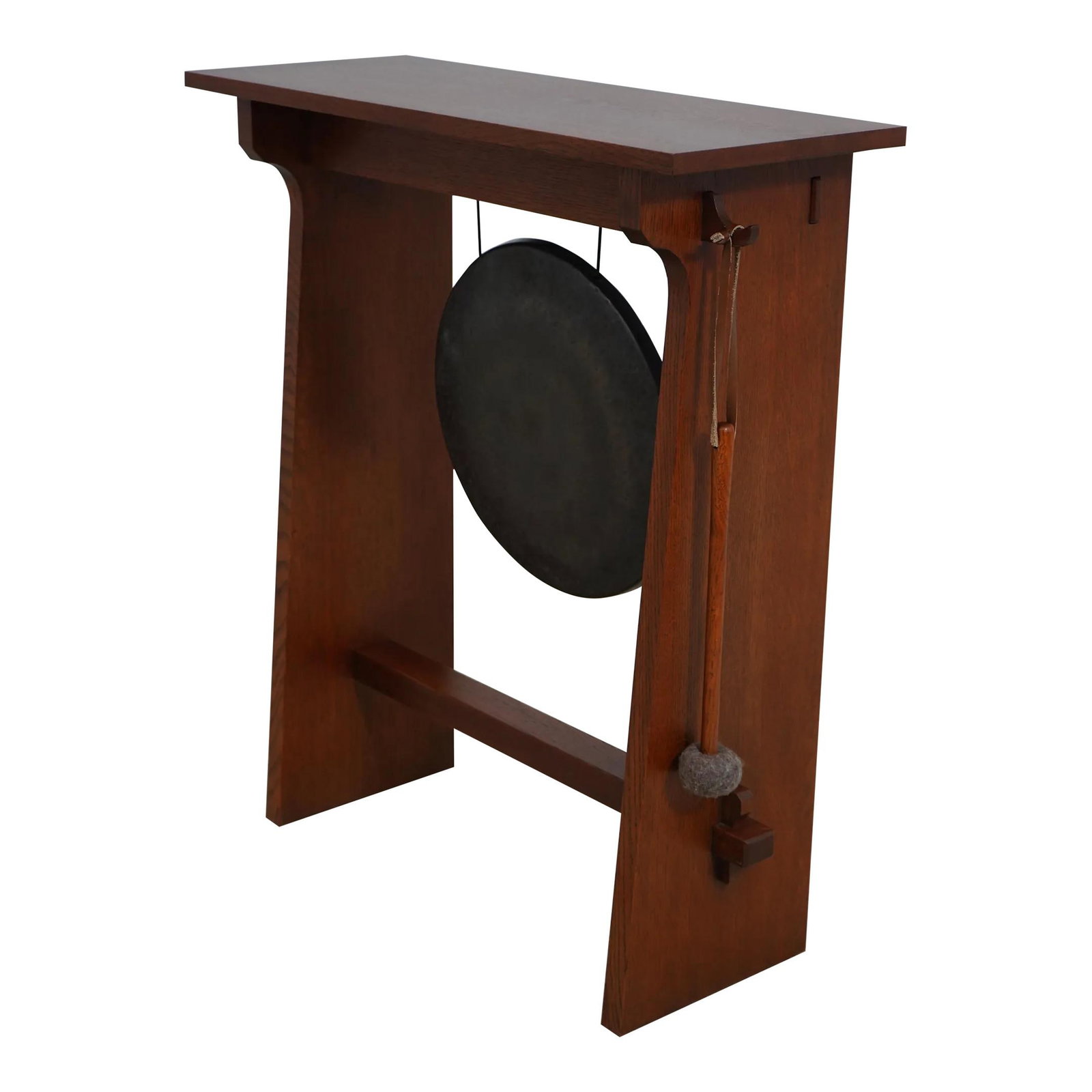 Stickley Mission Oak Arts & Crafts Gong Rare Model Hammered Copper 31x12x36 (1 of 10)
