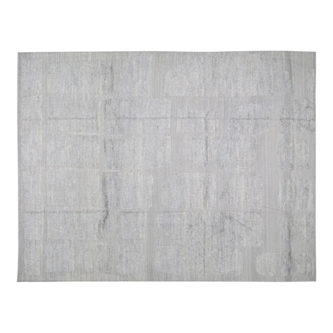 9' x 11'10" Azilal Moroccan Rug Hand Knotted Organic Wool Blue (1 of 7)
