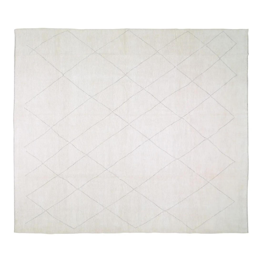 12'6" x 14'8" Wool Beni Ourain Moroccan Hand Knotted Contemporary Rug (1 of 7)