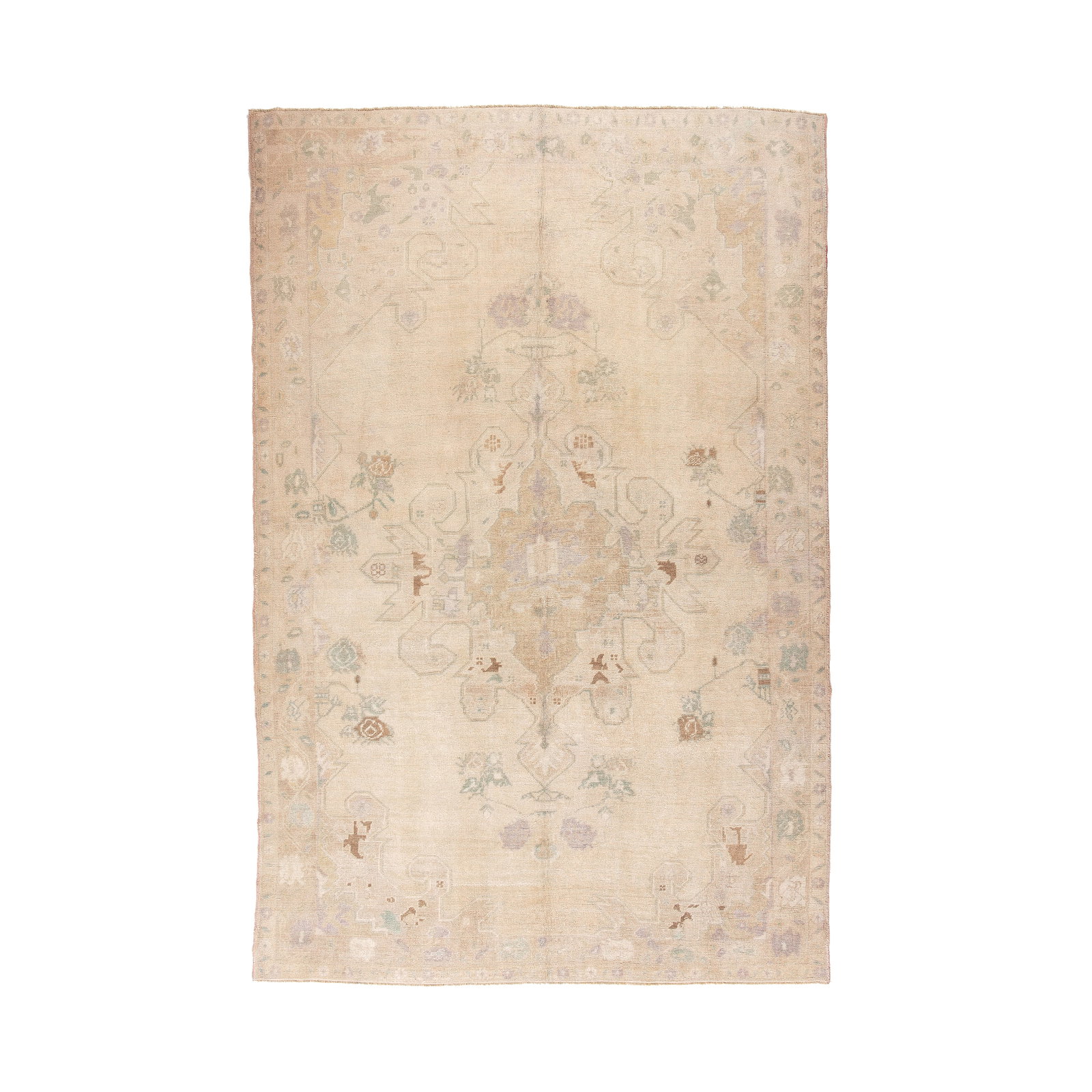 Authentic Handmade Anatolia Wool Carpet 89.4 x 134.3 Inches: Authentic Handmade Anatolia Wool Carpet 89.4 x 134.3 Inches Discover the exquisite craftsmanship of this authentic handmade Anatolia carpet, meticulously woven using high-quality wool on wool. Origina