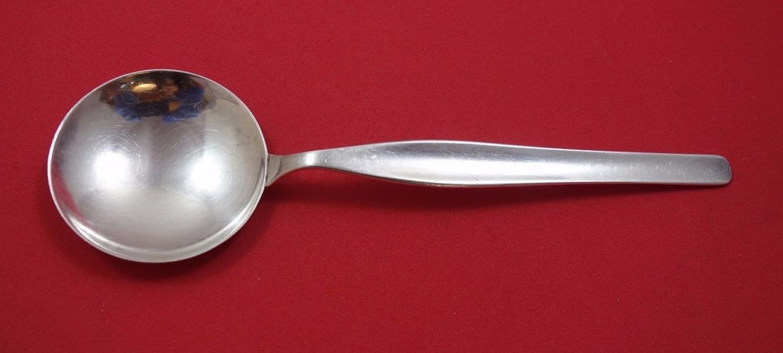 Tapio by Kultakeskus Sterling Silver Serving Spoon Round Bowl 7.5 inches (1 of 1)
