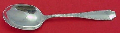 Tiffany & Co. Marquise Sterling Silver Serving Spoon 9 5/8": Tiffany & Co. Marquise Sterling Silver Serving Spoon 9 5/8" This exquisite serving spoon from Tiffany & Co. is a stunning addition to any table setting. Crafted from high-quality sterling silver, this