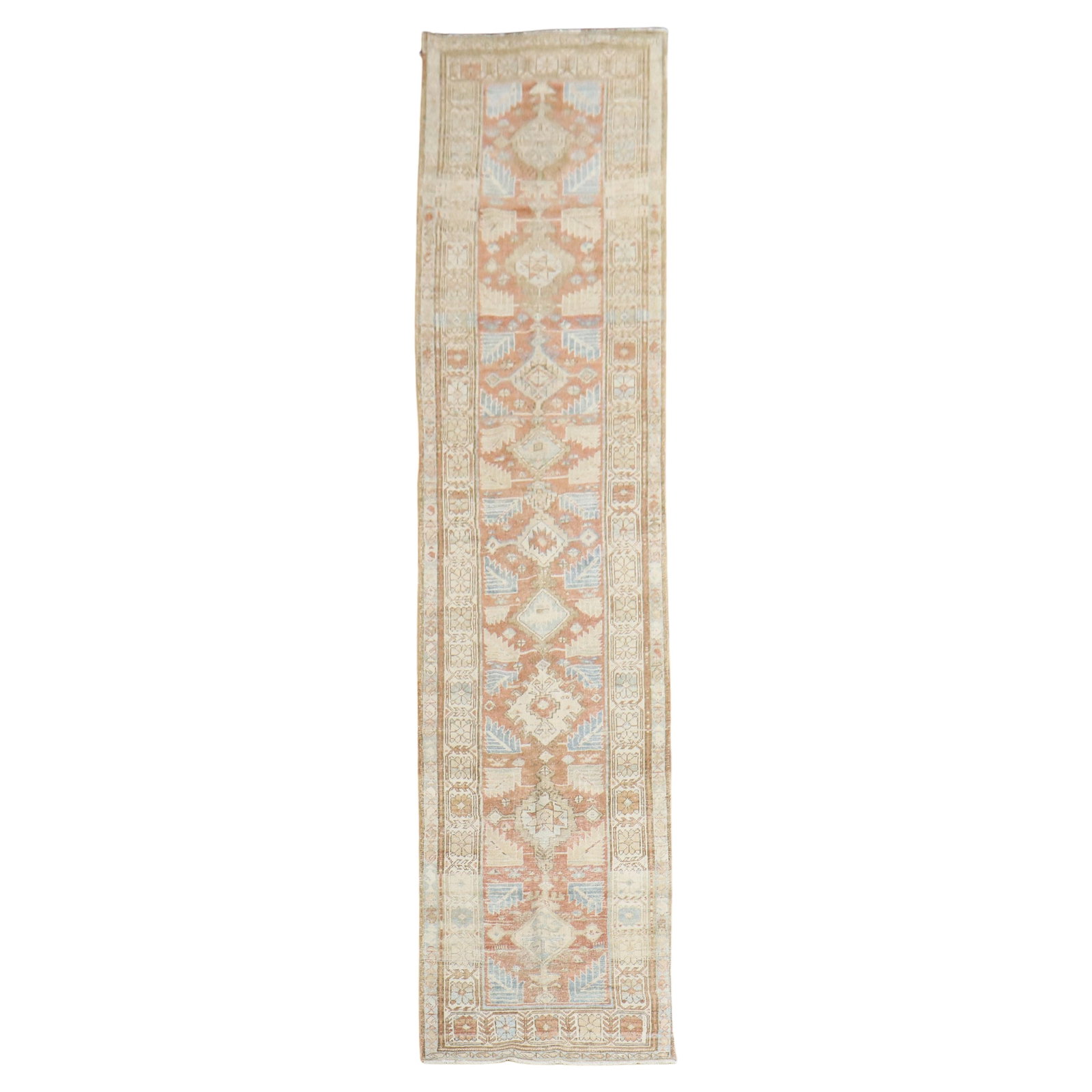 Antique Persian Runner Wool Hand-Woven Tribal Design 36 x 171 in (1 of 10)