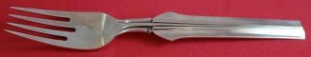Georg Jensen Elsinore Sterling Silver Dinner Fork 7 1/8 Inch Flatware: Georg Jensen Elsinore Sterling Silver Dinner Fork 7 1/8 Inch Flatware This exquisite dinner fork is part of the Elsinore pattern by Georg Jensen, crafted from high-quality sterling silver. Measuring 7