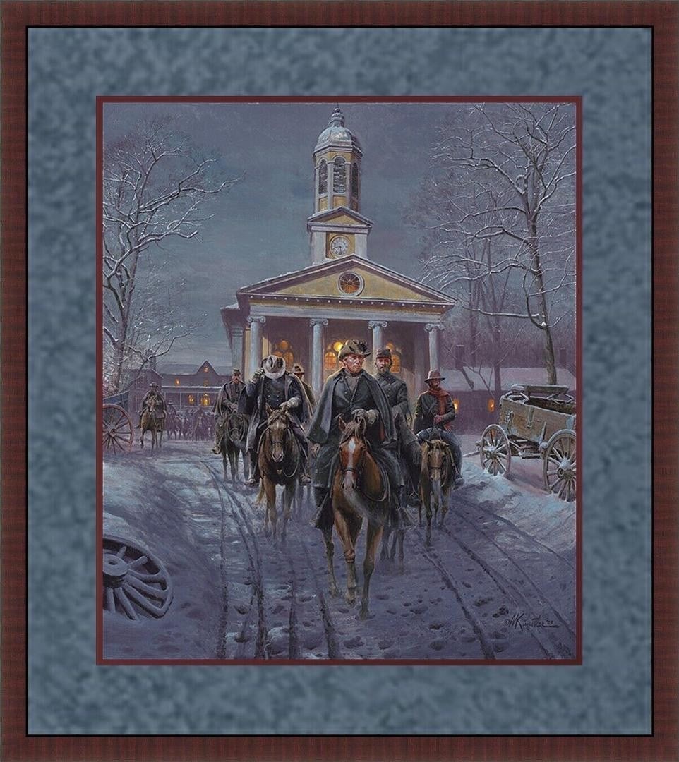 Framed Gray Ghost print by Mort Kunstler signed limited edition with COA (1 of 2)