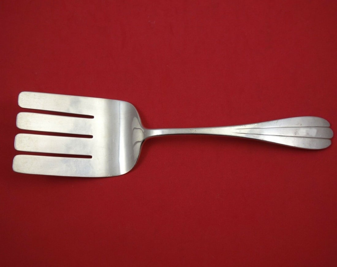 Porter Blanchard Lotus Sterling Silver Serving Fork 9 5/8" (1 of 2)