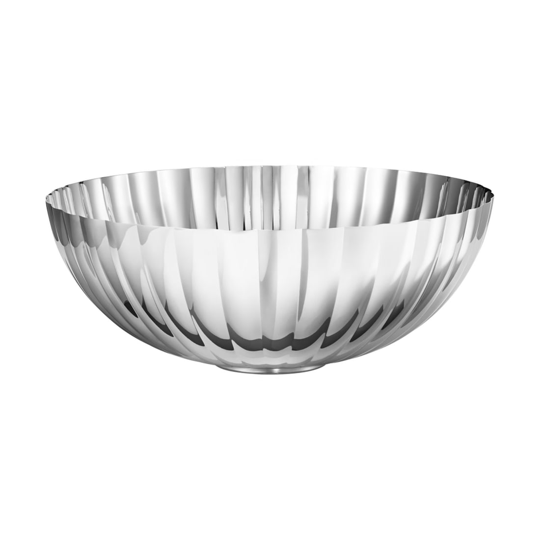 Georg Jensen Bernadotte Large Serving Bowl Stainless Steel Modern Design: Georg Jensen Bernadotte Large Serving Bowl Stainless Steel Modern Design Introducing the Bernadotte Large Serving Bowl by Georg Jensen, a stunning piece that embodies classic Scandinavian design. Craf
