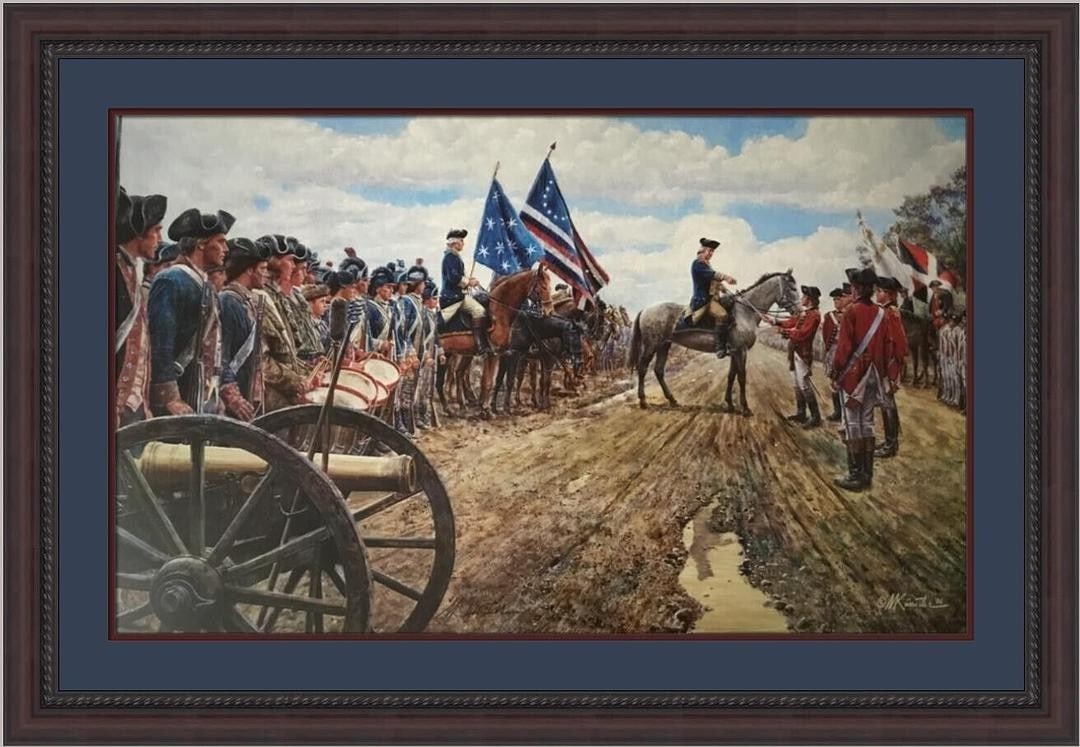 Mort Kunstler Civil War Print (Licensed Reprint) The World Turned Upside Down Framed COA (1 of 2)