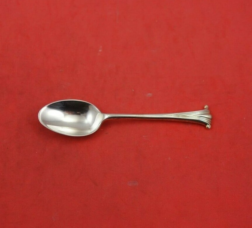 James Robinson Onslow Sterling Silver Demitasse Spoon 3 3/4 Inch (1 of 3)