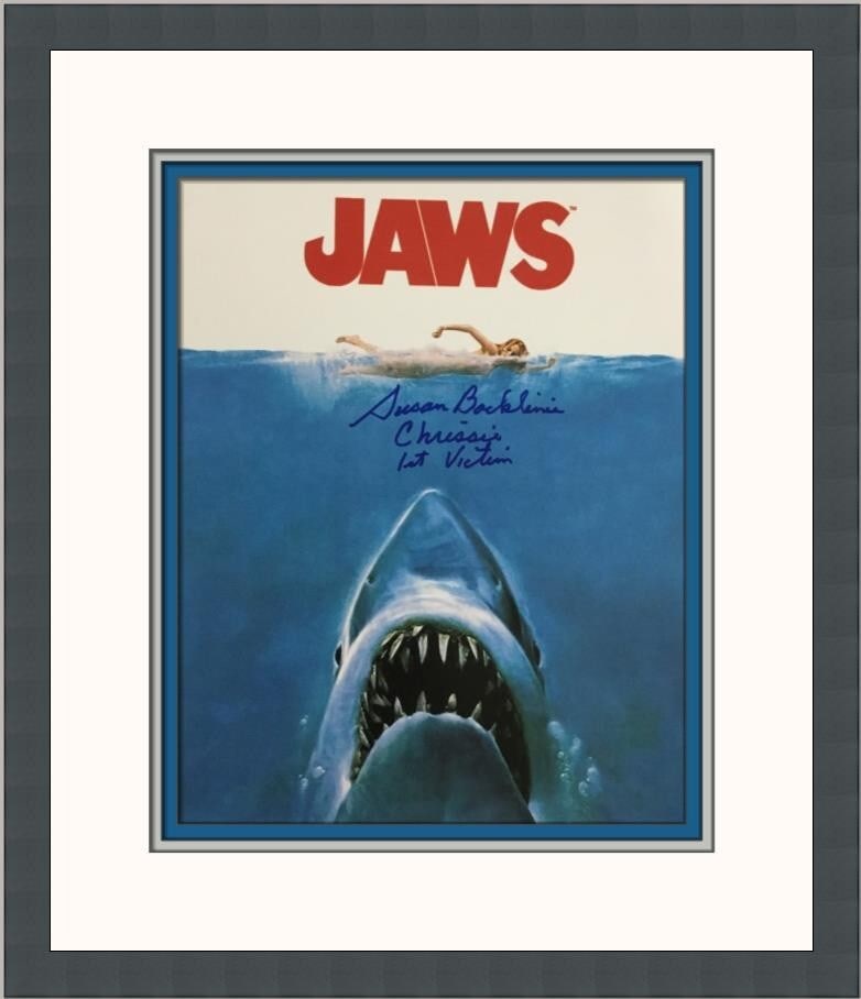Susan Backlinie Autographed Jaws Photo Custom Framed 16x14 (1 of 6)