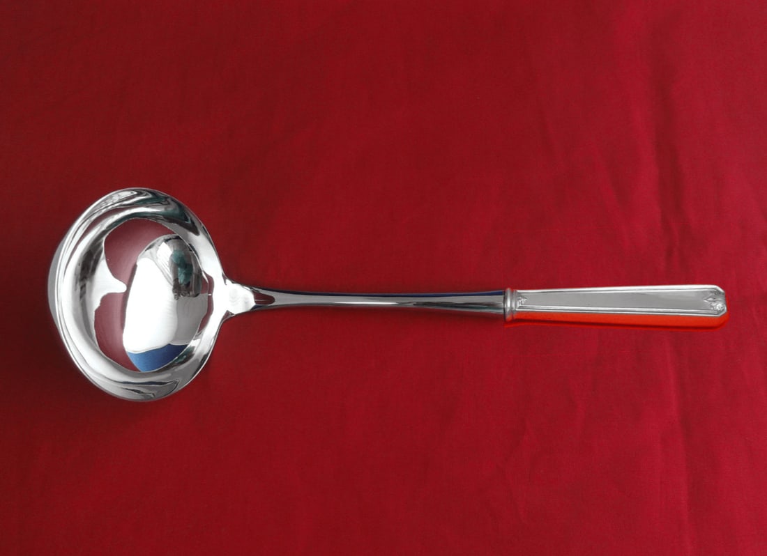 Whiting Lady Baltimore Sterling Silver Soup Ladle Custom Made 10.5" (1 of 2)