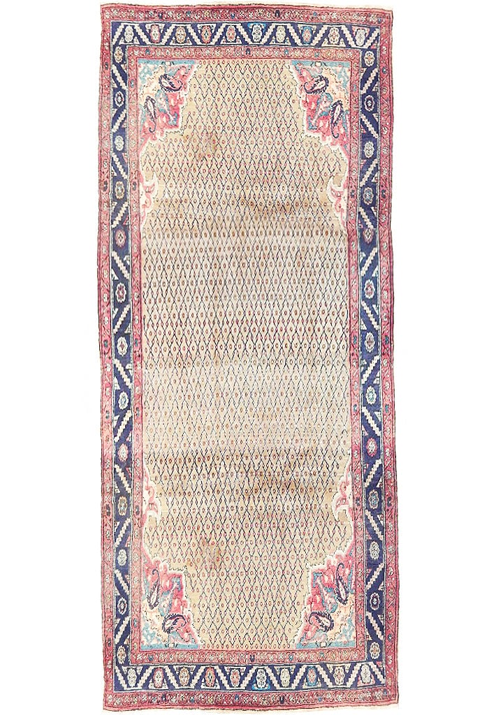 5' x 9' Camel Brown Handmade Persian Koliai Runner Rug (1 of 6)