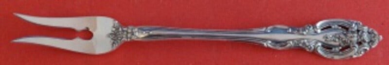 Gorham La Scala Sterling Silver Pickle Fork 2-Tine 5 7/8" (1 of 2)