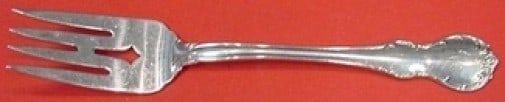 Towle French Provincial Sterling Silver Salad Fork 6 1/4" Flatware: Towle French Provincial Sterling Silver Salad Fork 6 1/4" Flatware This exquisite salad fork is part of the French Provincial pattern by Towle, crafted from high-quality sterling silver. Measuring 6 1