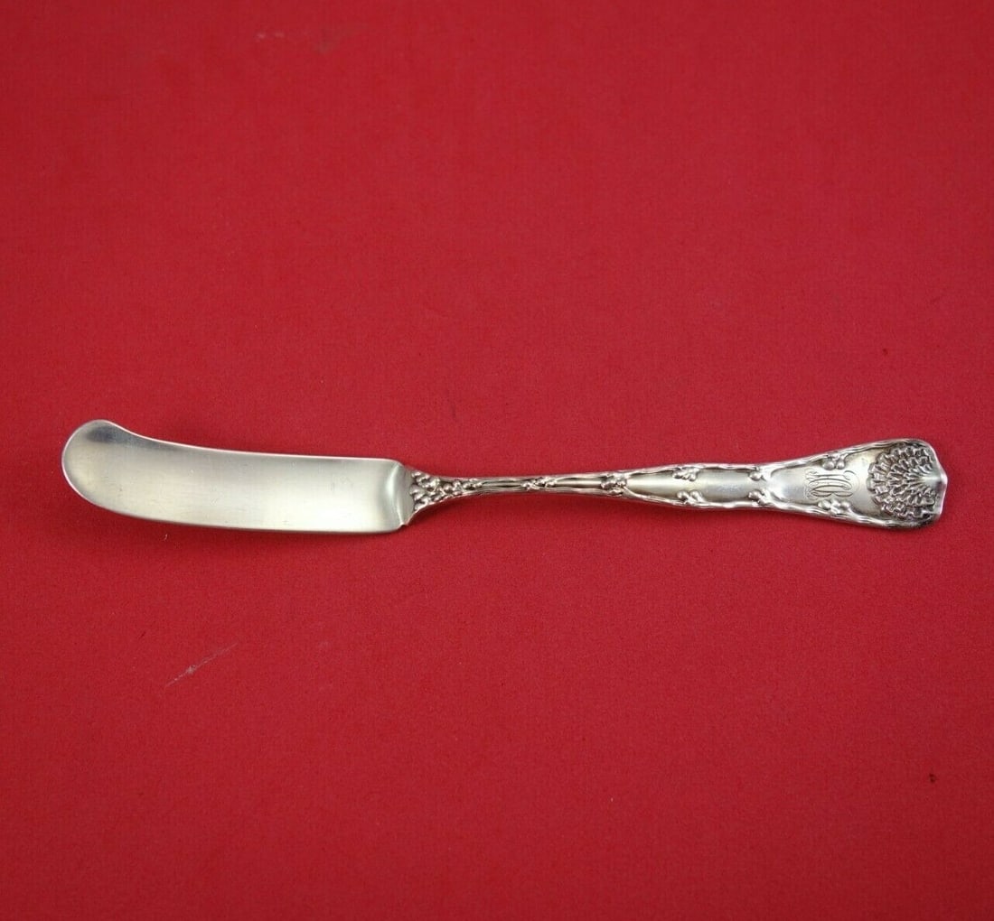 Rare Tiffany & Co Wave Edge Sterling Silver Pate Knife 5 1/8 Inches (1 of 2)