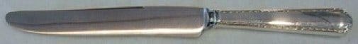Weidlich Virginia Sterling dinner knife 9 1/2 sterling silver: Weidlich Virginia Sterling dinner knife 9 1/2 sterling silver A Virginia Sterling by Weidlich dinner knife with a sterling silver hollow handle and stainless blade. It is not monogrammed and is in exc