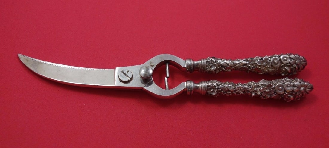 Stieff Princess Sterling Silver Lobster Shears 10 1/4 inches (1 of 1)