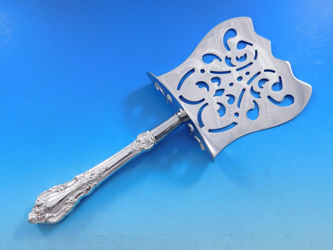 Lunt Eloquence Sterling Silver Hooded Asparagus Server 9 3/8" (1 of 6)