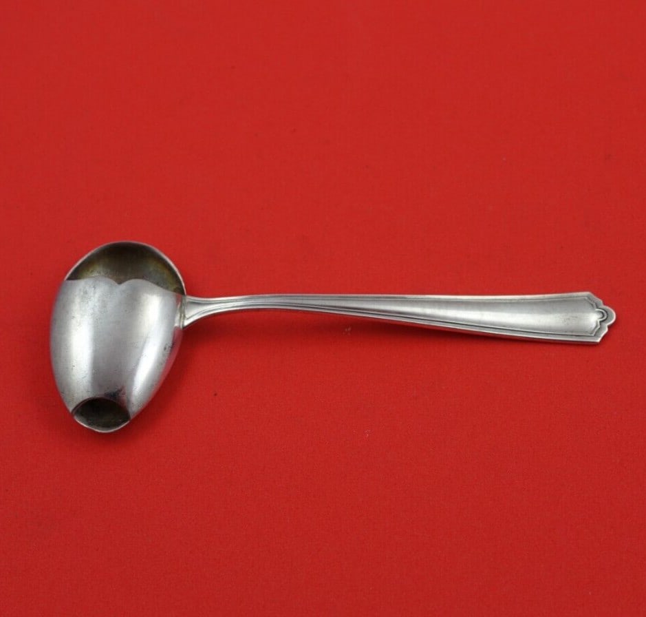 Webster Sterling Silver Pap Spoon with Hood 4 3/4 Inch (1 of 3)