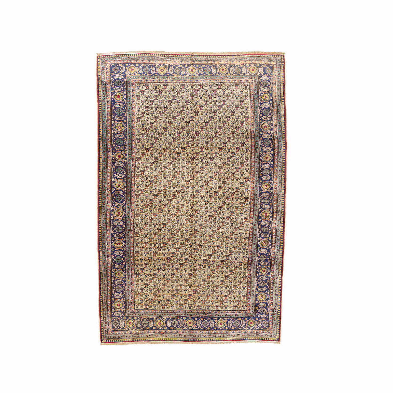Authentic Handmade Kayseri Wool on Cotton Carpet 78.7 x 120.1: Authentic Handmade Kayseri Wool on Cotton Carpet 78.7 x 120.1 Discover the beauty of this Authentic Handmade Kayseri Carpet, crafted with care using high-quality wool on cotton. This stunning piece fe