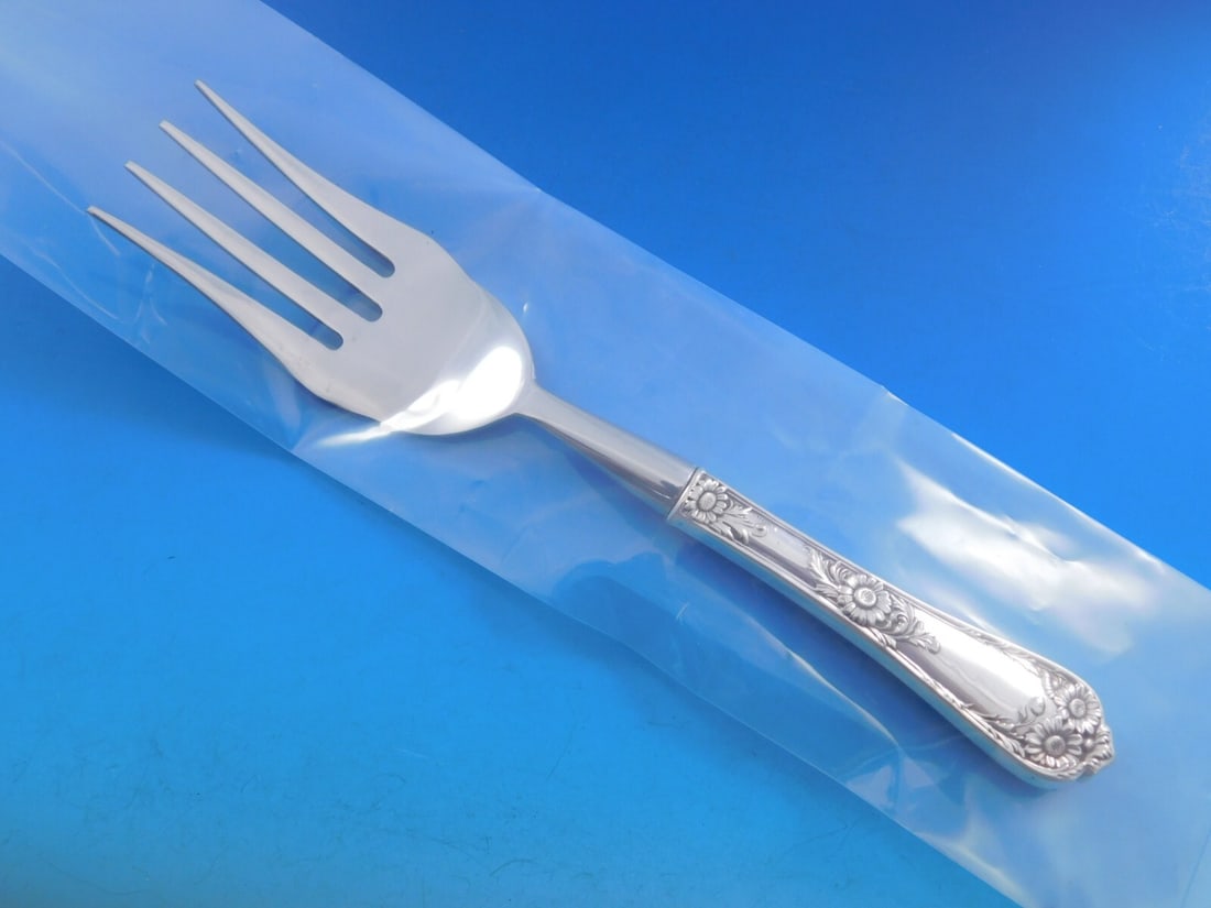International Sterling Silver Wellesley Buffet Fork 8 7/8" Custom Design: International Sterling Silver Wellesley Buffet Fork 8 7/8" Custom Design This exquisite buffet fork from the Wellesley pattern by International Sterling features a custom-made hollow handle made of st