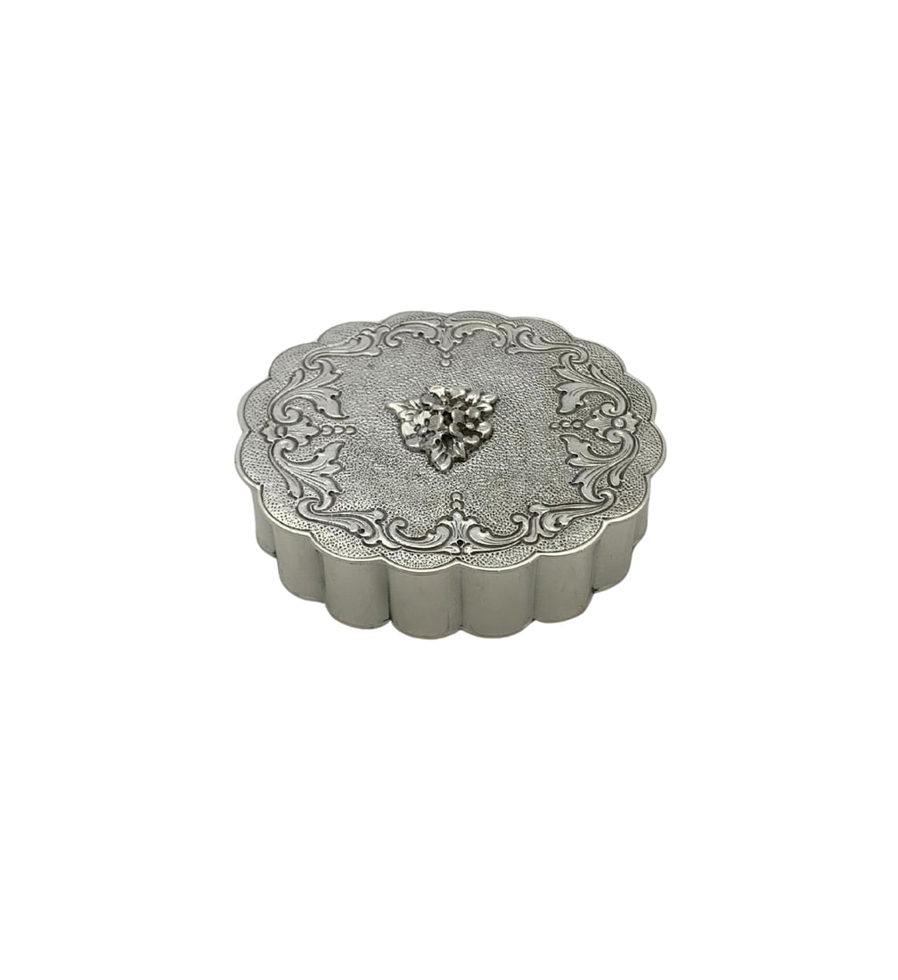 Handmade Italian 925 Sterling Silver Floral Besamim Holder (1 of 4)