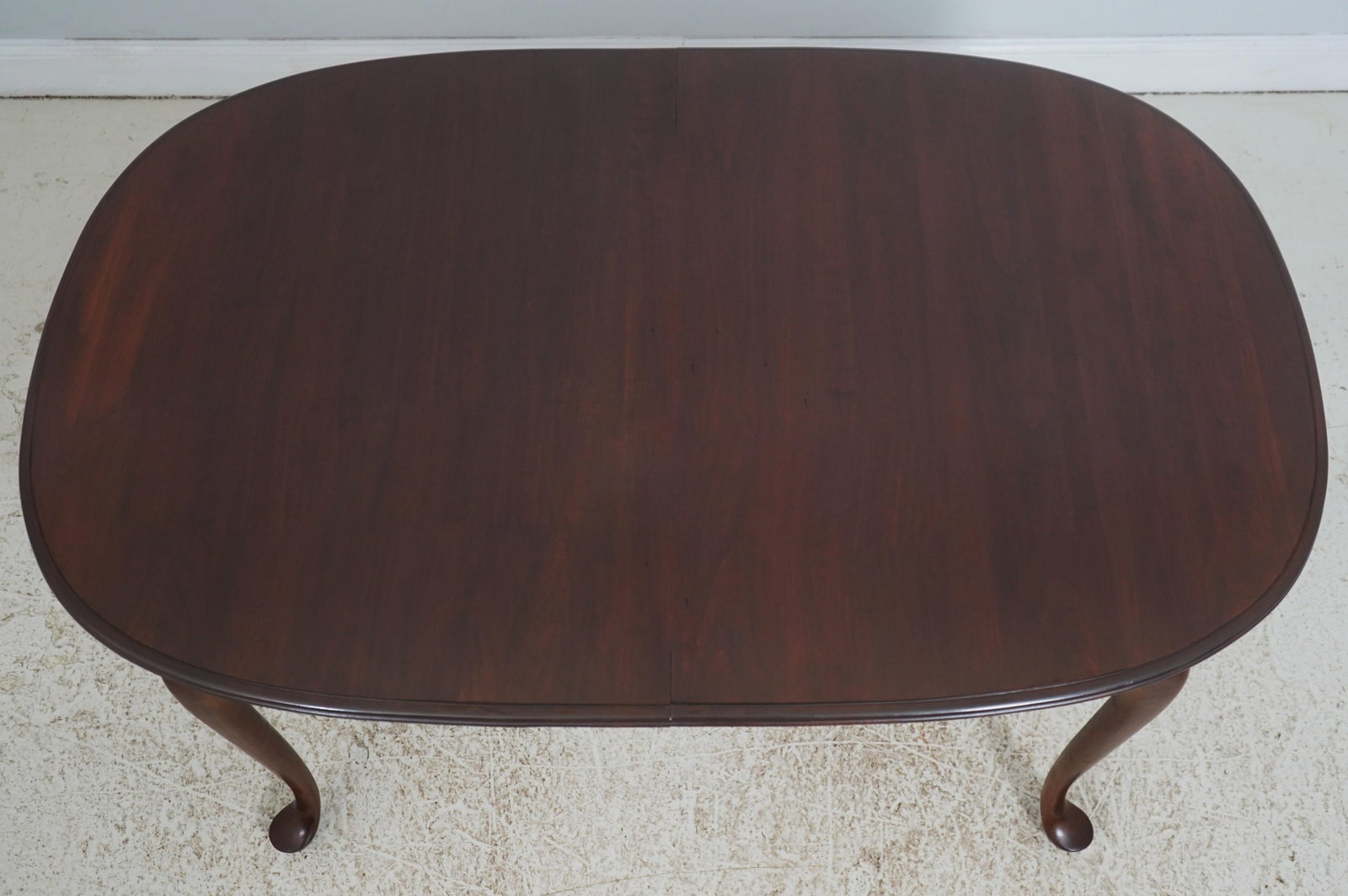 Queen Anne Style Solid Cherry Dining Table with Two Leaves - 3