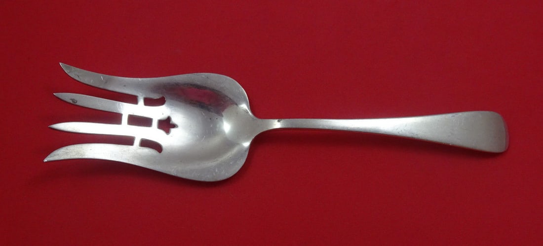 Sterling Salad Serving Fork Old English Antique Reed Barton Dominick Haff (1 of 1)
