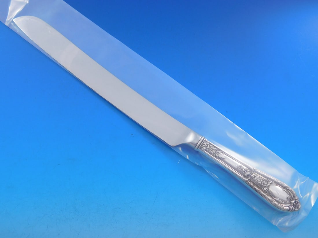 International Silver Fontaine 12" Sterling Silver Wedding Cake Knife (1 of 4)
