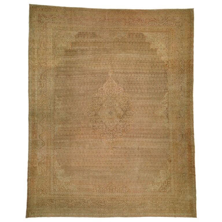 Exquisite 19th Century Turkish Sivas Hand-Knotted Wool Rug Tabriz Style: Exquisite 19th Century Turkish Sivas Hand-Knotted Wool Rug Tabriz Style Discover the beauty of this exquisite 19th Century Turkish Sivas Rug, a true masterpiece of craftsmanship. Hand-knotted from hig
