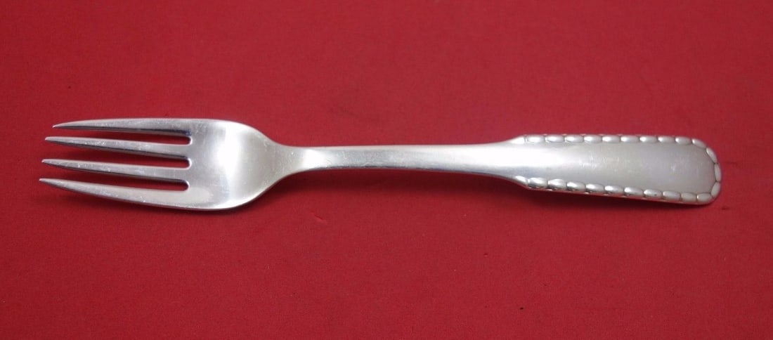 Georg Jensen Rope Sterling Silver Fish Fork 7 1/4": Georg Jensen Rope Sterling Silver Fish Fork 7 1/4" A Georg Jensen Rope sterling silver fish fork with a 7 1/4 inch length. It is not monogrammed and is in excellent pre-owned condition. Made in Denmar